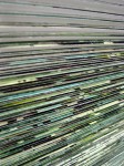 Héritage 07, MAHN novembre 2008, detail, acrylique sur Tyvek, 110 x 170 cm