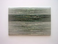 Héritage 07, MAHN novembre 2008, acrylique sur Tyvek, 110 x 170 cm